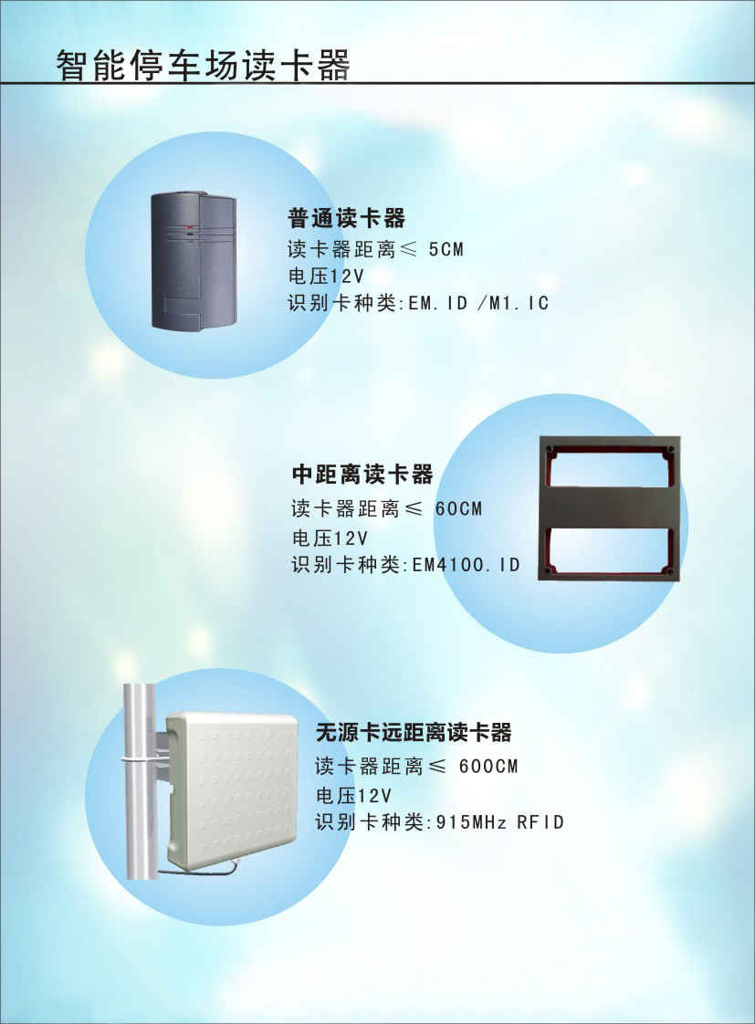智能停车场读卡器